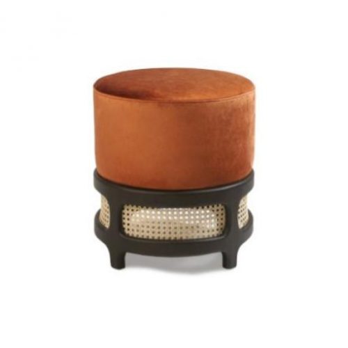 Brianna Round Pouffe